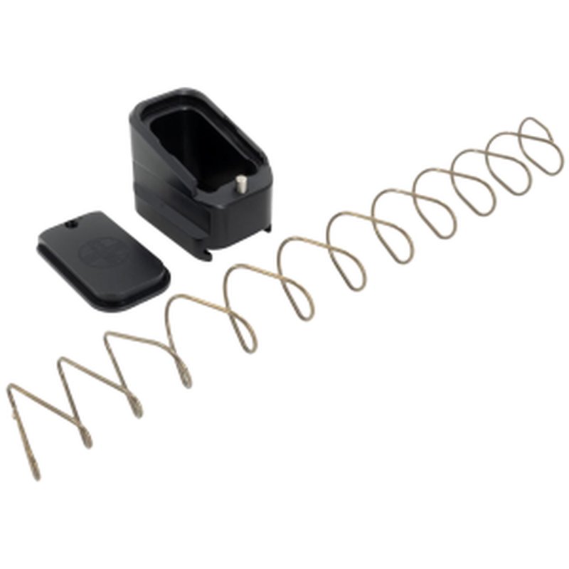 Shield Arms G17ME5BLK Glock Magazine Extension +5 9mm +4 .40 S&W Black Aluminum