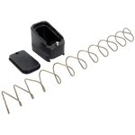 Shield Arms G17ME5BLK Glock Magazine Extension +5 9mm +4 .40 S&W Black Aluminum