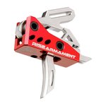 Rise Armament RA-535 Advanced-Performance AR-15/AR-10 Silver Trigger RA-535-SLVR