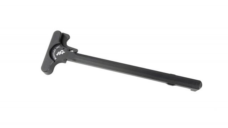 Bootleg Inc AR-15 Charging Handle Standard Logo Lasered Retail Packaging Black