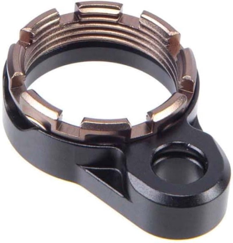 Fortis Manufacturing LE-BLK-K1-FDE AR-15 Castle Nut End Plate Kit