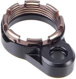 Fortis Manufacturing LE-BLK-K1-FDE AR-15 Castle Nut End Plate Kit