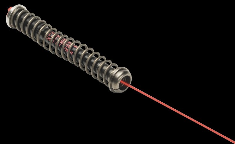 LaserMax LMSG419 Glock 19 Gen4 Guide Rod Laser, Red 635nm 5mW, Black