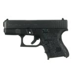 Talon Grips Glock 26/27/28/33/39 Gen4 No Backstrap Black Rubber 116R