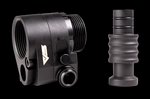 Sylvan Arms Gen 4 AR Folding Stock Adapter Left Fold 7075 Billet Aluminum Black ARH400-L