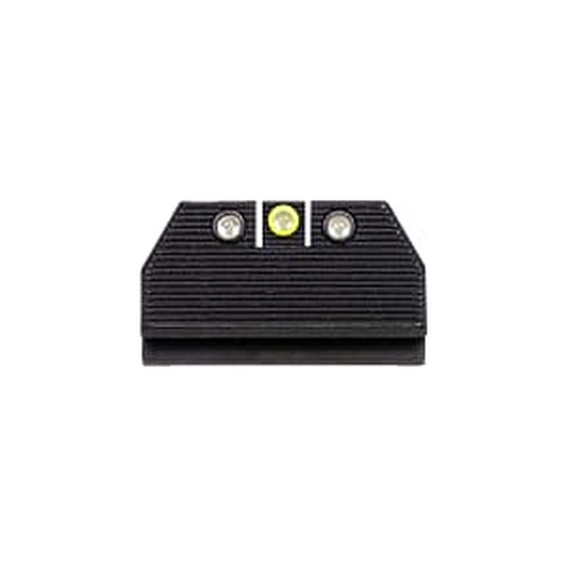 Night Fision Costa Ludus Glock Night Sight Set Yellow Tritium Bar