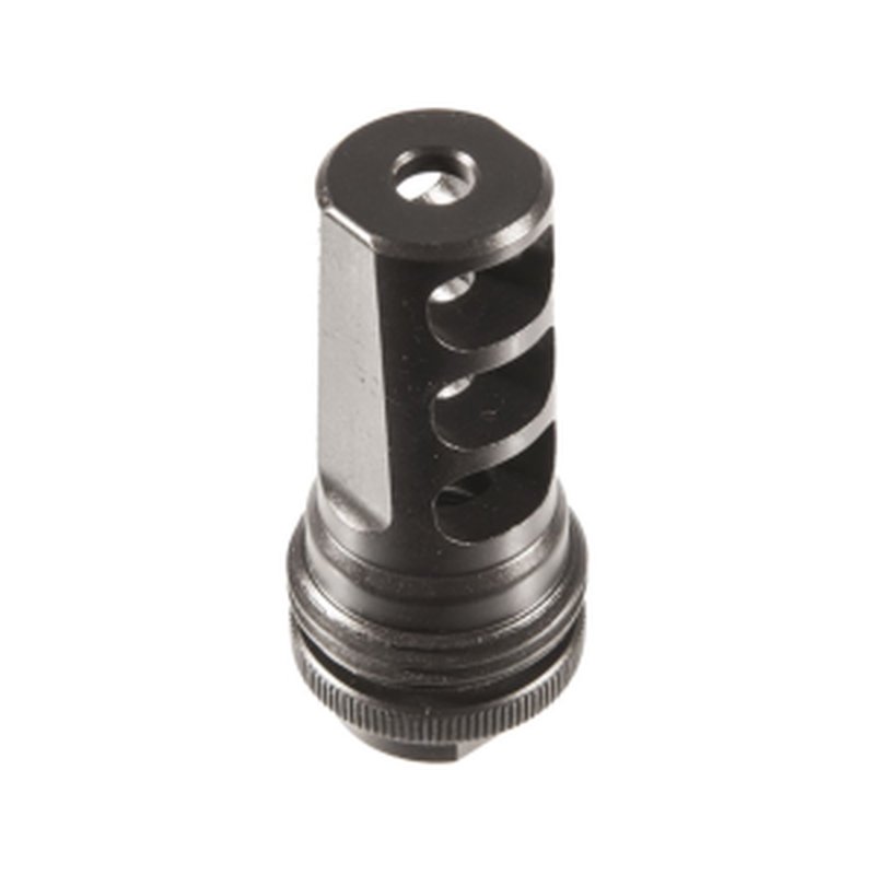SilencerCo ASR 7.62 Muzzle Brake Suppressor Mount 7.62mm AR-10, LR-308 5/8"-24 Thread Steel Matte