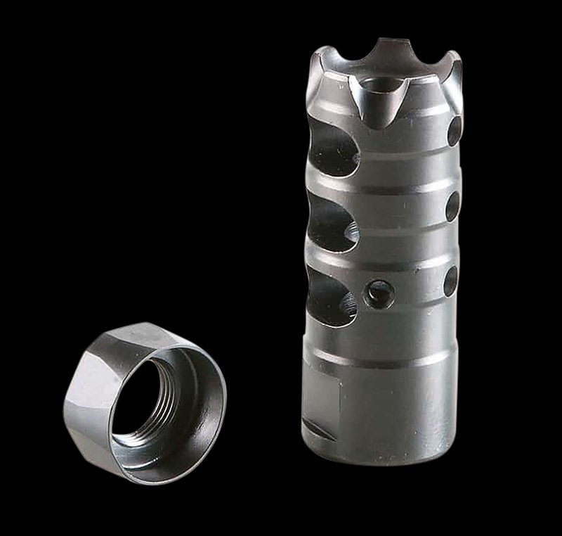 POF Triple Port Brake 308 Win Black Nitride 5/8x24 Threads
