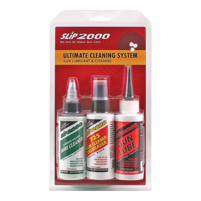 Slip 2000 Ultimate Cleaning System Kit 60370-12 Gun Lube 725 Cleaner Carbon Killer (2 oz)