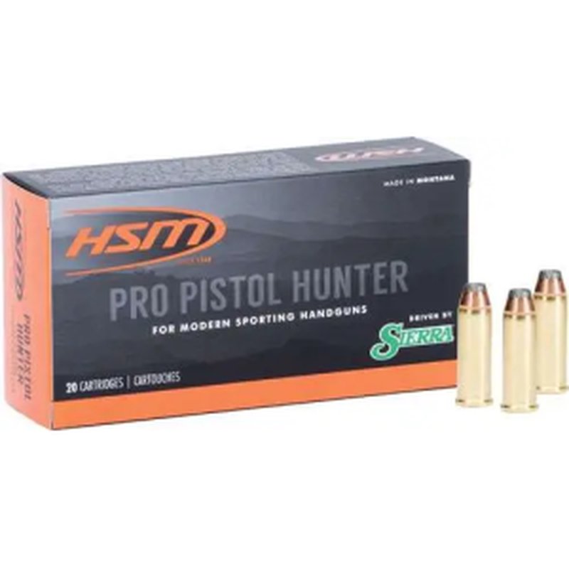 HSM Pro Pistol 454 Casull 300gr Jacketed Soft Point Ammunition