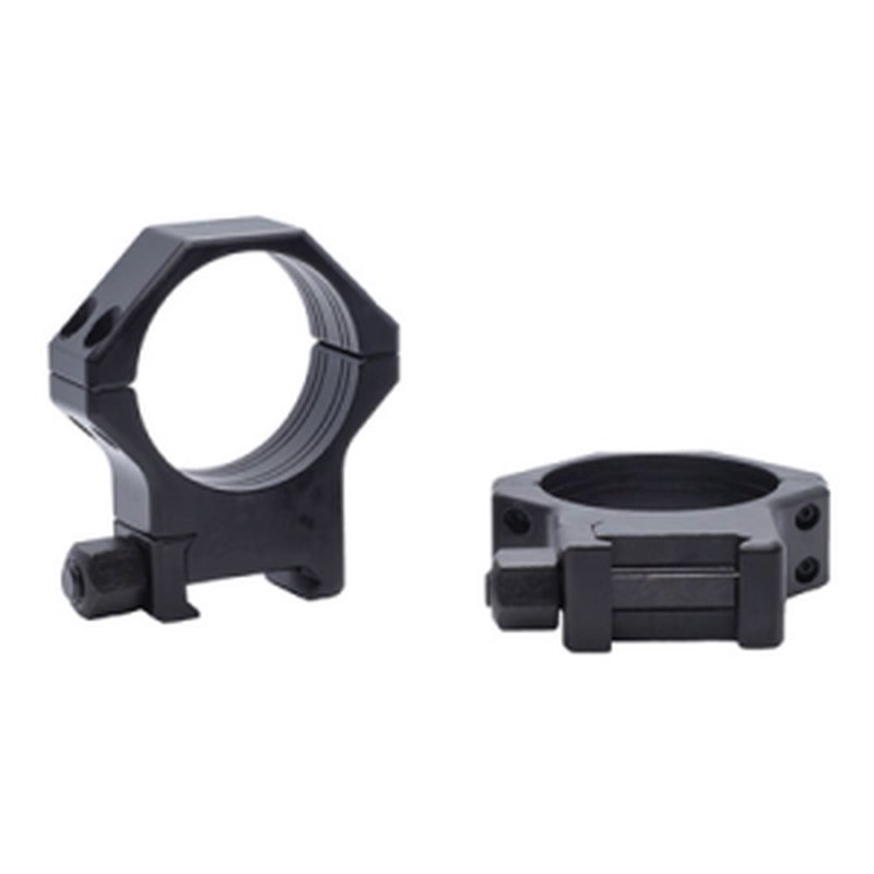 RITON OPTICS Contessa 34mm Picatinny Rings (12mm Height) | Matte Black