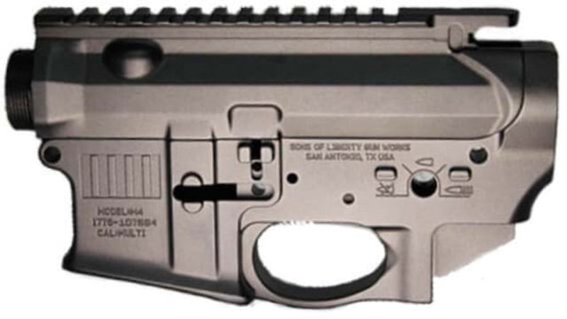 Sons of Liberty Gun Works BROADSWORD Billet Upper Receiver Matches M76 Rail Black