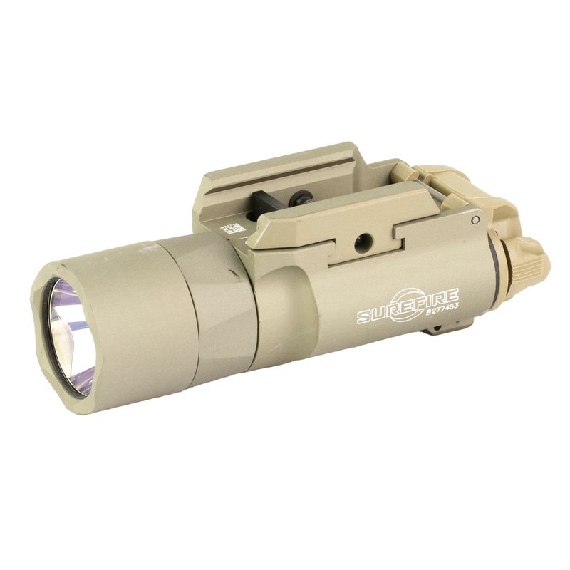 Surefire X300 Turbo Weapon Light Tan 650 Lumens T-Slot Thumbscrew Mount