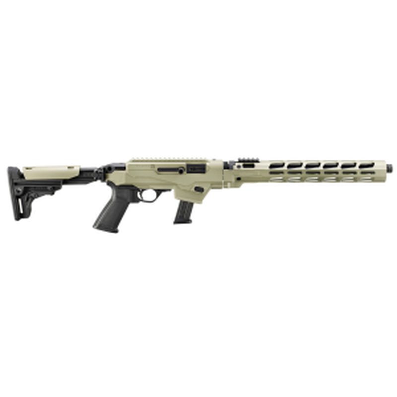 Ruger PC Carbine 9mm Desert Verde Rifle 16.12in Threaded 17rd