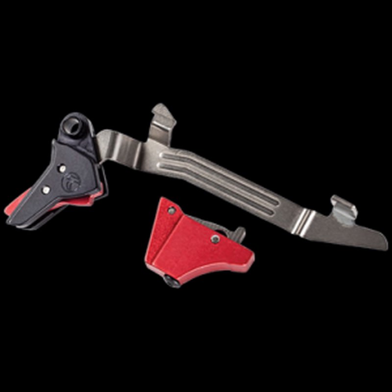 Timney Alpha Competition Trigger Red Straight Glock Gen 3/4 Large Frame