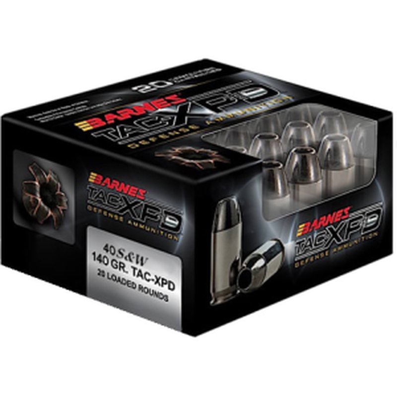 Barnes 21552 TAC-XPD .380 ACP 80 Grain TAC-XP 20-Round Box