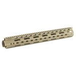 Leapers Pro M-Lok AR15 15 Inch Free Float Handguard FDE Cerakote