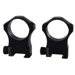 Nightforce X-Treme Duty Ultralite 4 Hole Picatinny 34mm Scope Rings Matte Black Extreme-High