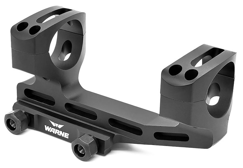 Warne X-SKEL 34mm Scope Mount for Modern Sporting Rifles, 1.9 in High Cantilever, Black