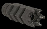Advanced Technology Shark Muzzle Brake 1/2-28 AR-15 Black Oxide Steel .223 Remington / 5.56 NATO