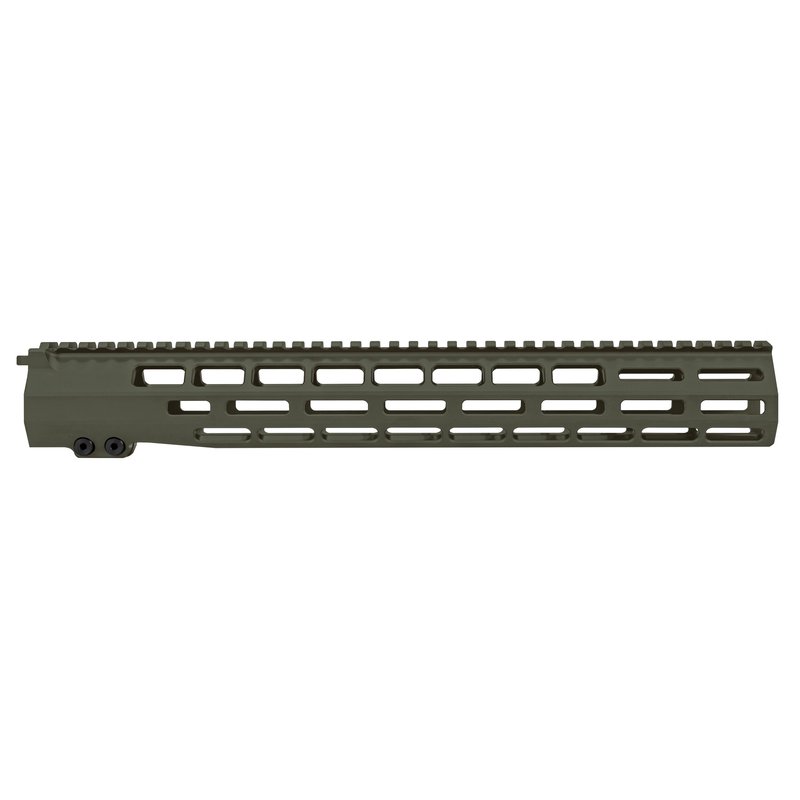 Grey Ghost Precision Handguard, M-LOK, 15", Anodized Finish, Olive Drab Green, fits AR-10
