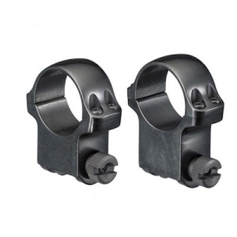 Ruger M77 2-Piece Steel Scope Rings 5B/6B 1" High - Blued