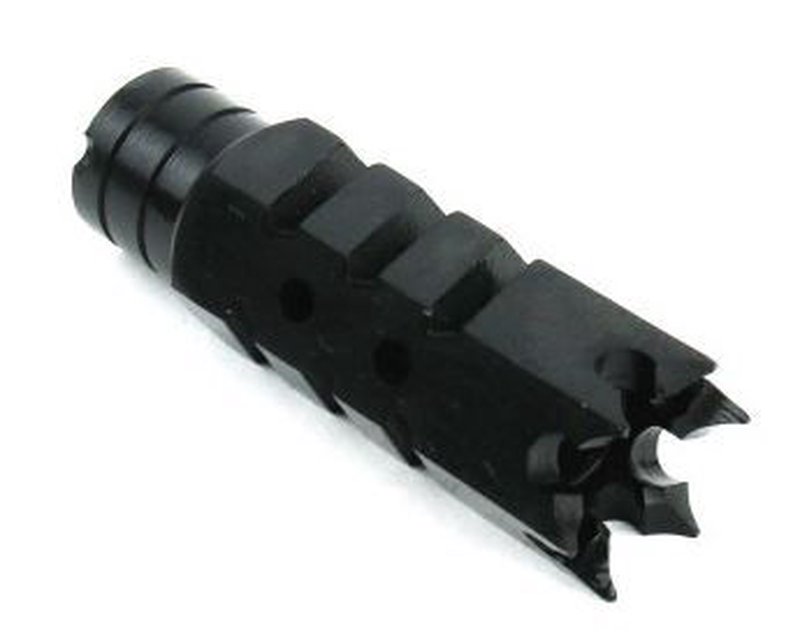 TacFire Shark Muzzle Brake 1/2x28 Thread .223/.556 Black