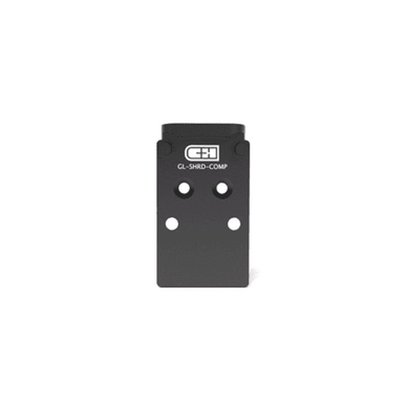 C&H Precision shrouded optic upgrade plate for C&H COMP / Trijicon SRO