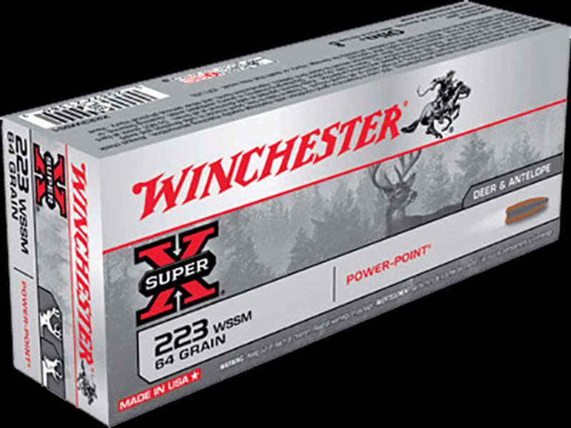 Winchester Super-X .223 WSSM Power Point Ammunition