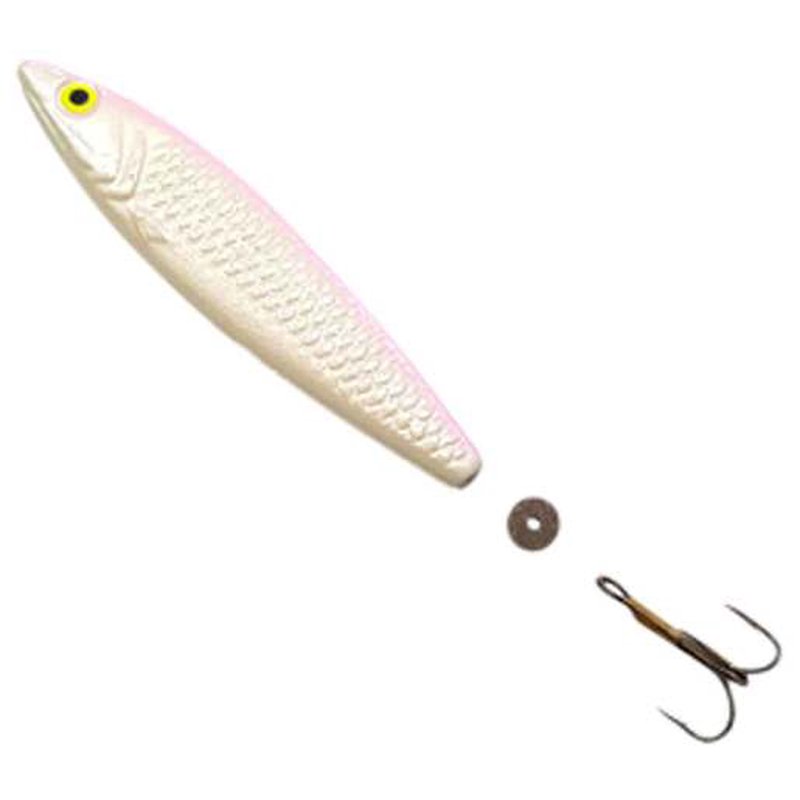 Buzz Bomb Zzinger Jigging Spoon Pink/Pearl 2-1/2 oz 3-1/2 in