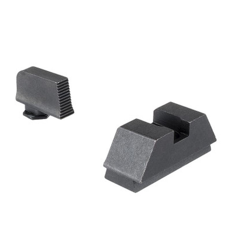 AmeriGlo GL-454 2L Tall Black Front & Rear Sights for Glock