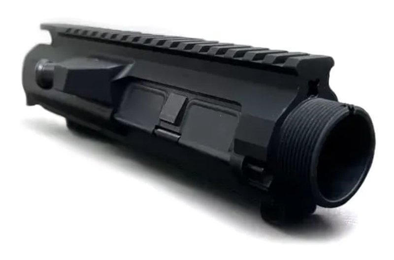 Moriarti AR-10/LR-10 Complete Billet Upper Receiver MAR-AR10-UR-DC-FA Color: Black, Finish: Hard Coat Anodizing