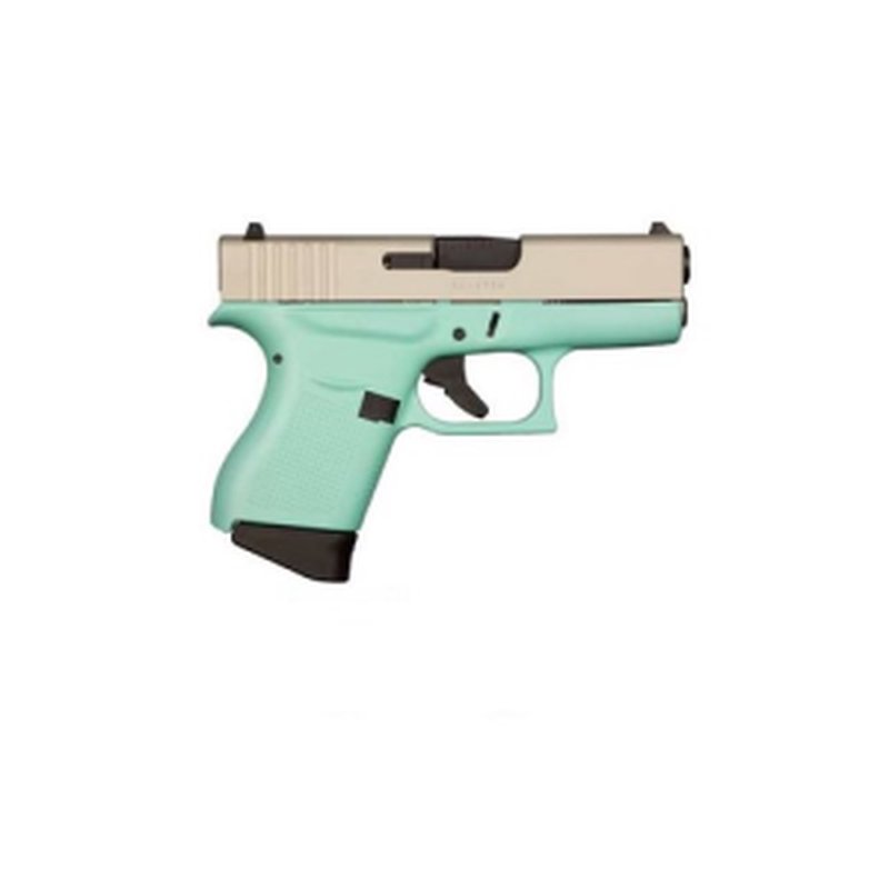 Glock G43 9mm 3.4" Stainless 6-Round Single Stack Pistol