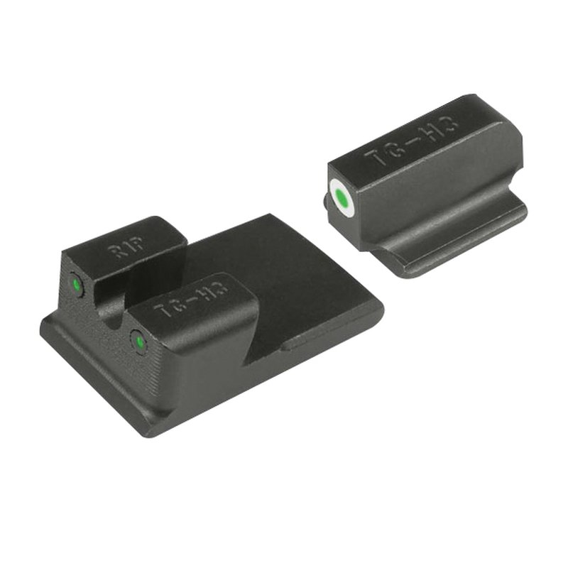 TruGlo Tritium Pro Front & Rear Sights Ruger SR9/SR40/SR45 Green White TG231R1W