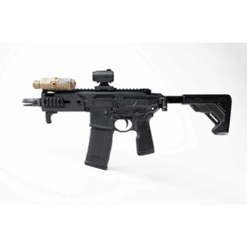 Die Free Co Full Stop M-LOK Hand Stop (Black Anodized Aluminum)