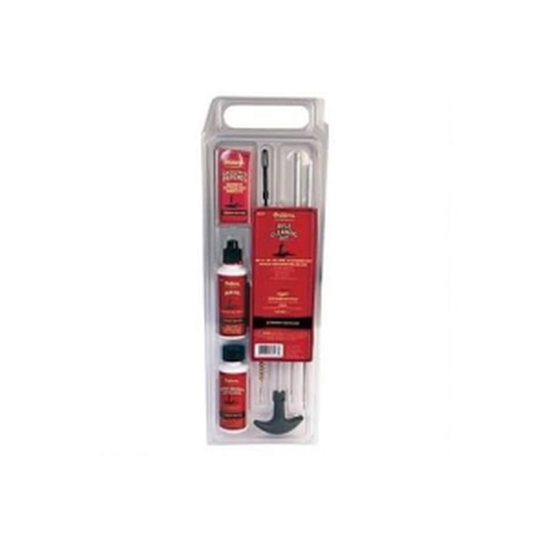 Outers Gun Care 9mm/.38/.357 Pistol Cleaning Kit w/ Aluminum Rod