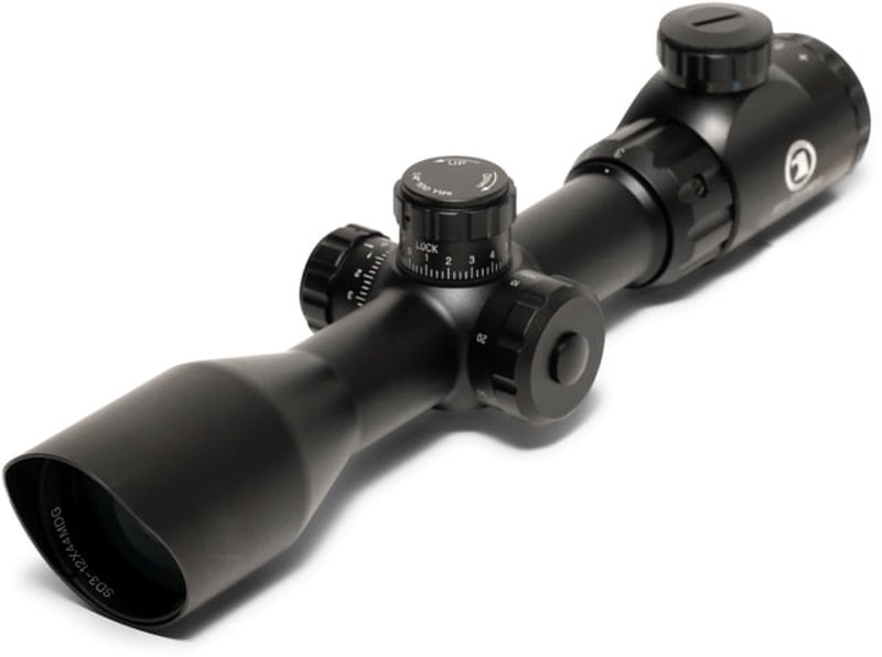 Osprey Global Standard 3-12x44mm 30mm Tube Rifle Scope SD3-12x44MDG, Color: Black, Tube Diameter: 30 mm