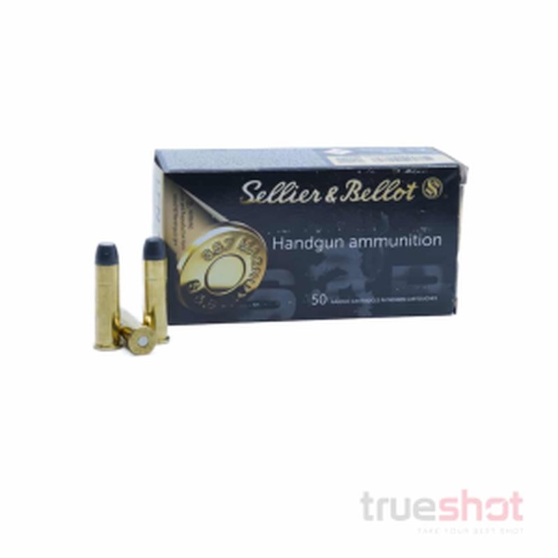 Sellier & Bellot 357 Magnum 158 Grain Lead Flat Nose Ammunition