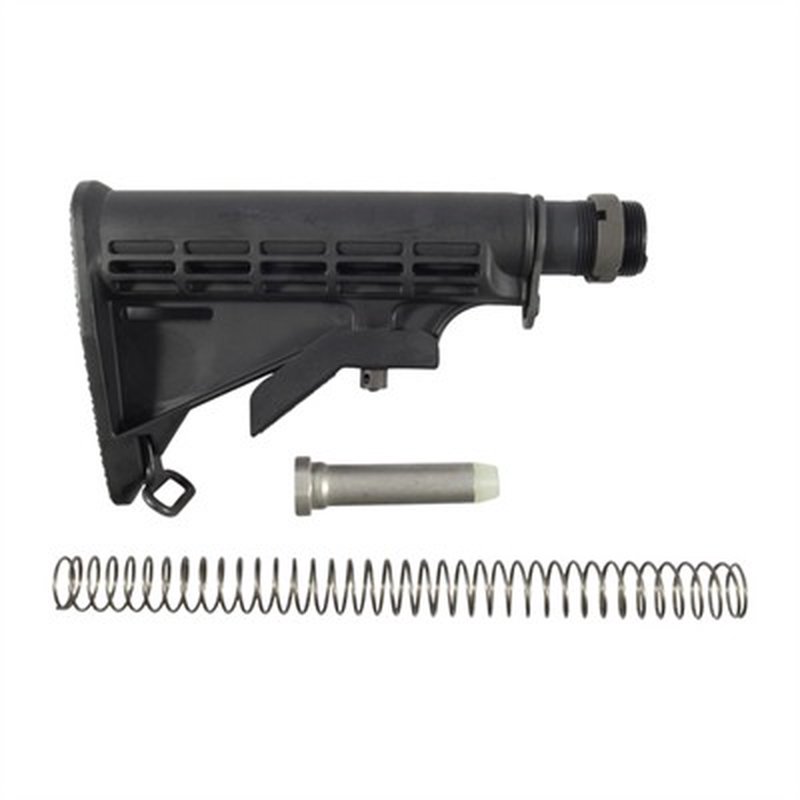 Brownells BRN AR-15 Mil-Spec Collapsible Stock Assembly Matte Black