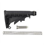 Brownells BRN AR-15 Mil-Spec Collapsible Stock Assembly Matte Black