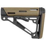 Hogue 15350 OverMolded Collapsible Buttstock AR-15 M16 M4 Rubber Tan