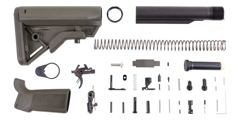PSA Sabre-15 Lower Build Kit with B5 Bravo Stock and B5 Grip, ODG