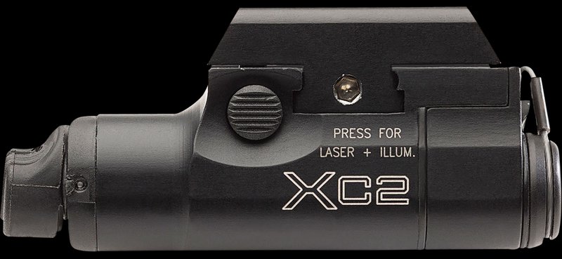 SureFire XC2-B Ultra-Compact Weapon-Mounted Light 300 lumens Red Laser XC2BRD