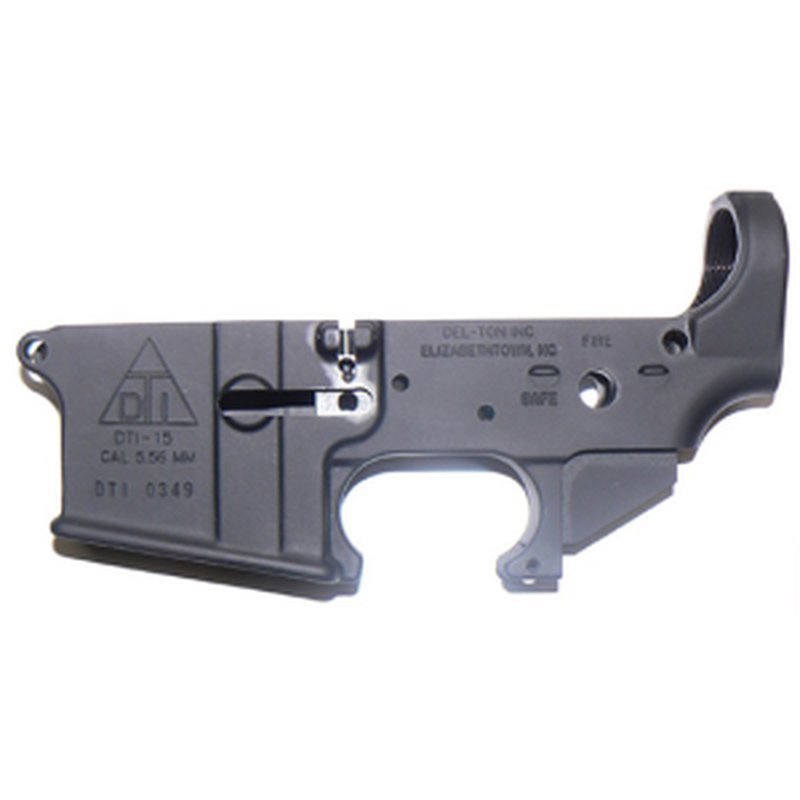Del-Ton AR-15 Forged Stripped Lower Receiver .223/5.56 Black