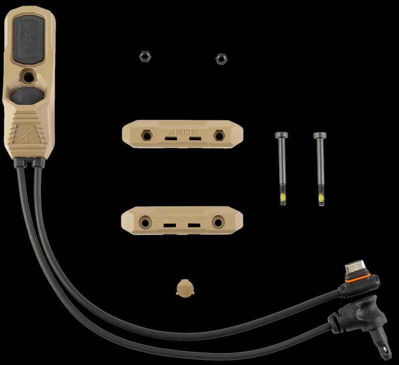 Unity Tactical AXON Dual Remote Switch LINK USB-C Crane Laser Flat Dark Earth AXN-UCI7F