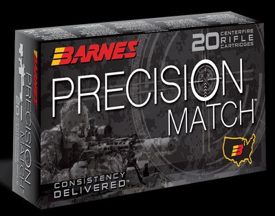 Barnes Precision Match 6mm Creedmoor Rifle Ammunition