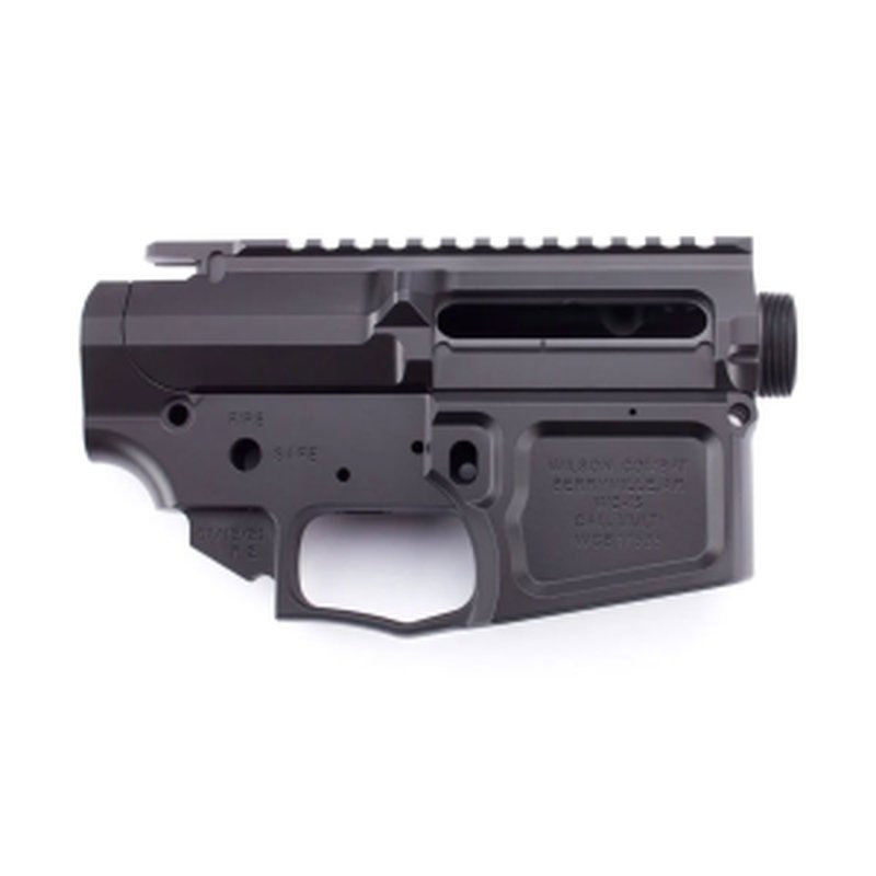 Wilson Combat TR-LOWUPP-BIL-ATB AR-15 Billet Lower/Upper Receiver Set, Armor-Tuff Black