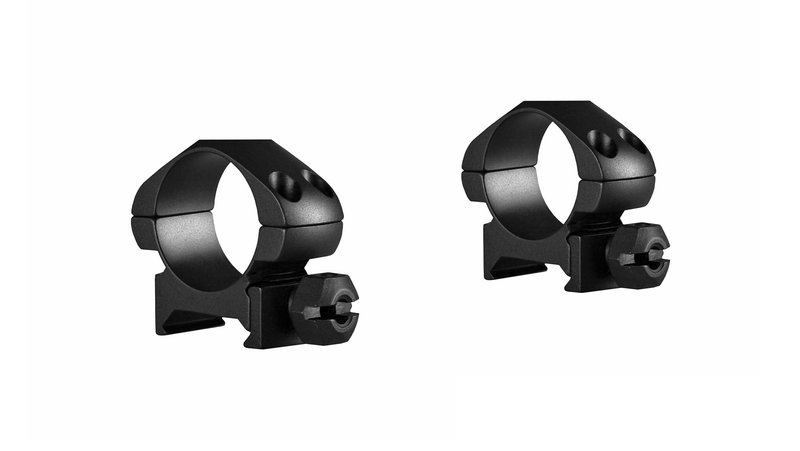 Hawke Precision Steel Ring Mounts 1 Inch Weaver Low 2-Piece
