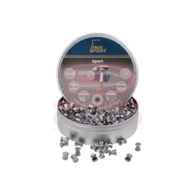 HN Sport Sport .177 Cal 8.18 Grain Wadcutter Pellets 500ct