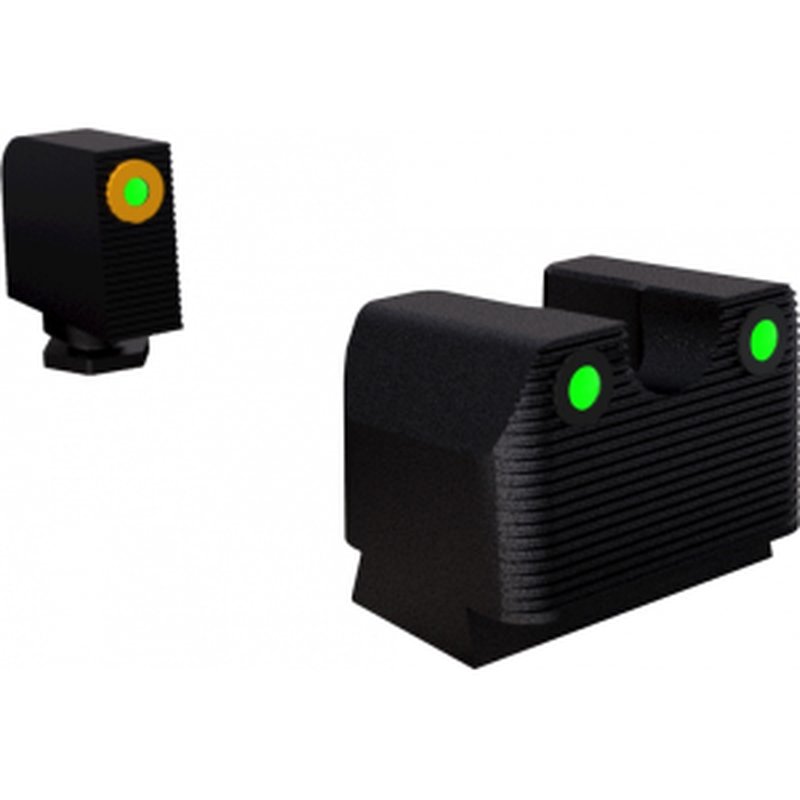 Rival Arms Tritium 3 Dot Glock MOS 17/19 Front Sight, Black
